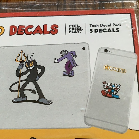 3/$10 NEW stickers cuphead video game - Picture 2 of 3